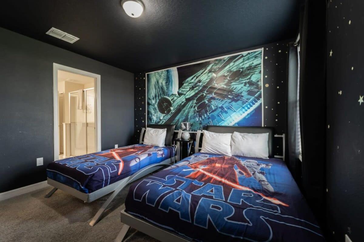 Charming 9Br Villa W Theme & Game Rooms By Disney Kissimmee Exteriör bild