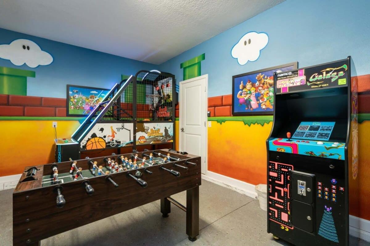 Charming 9Br Villa W Theme & Game Rooms By Disney Kissimmee Exteriör bild
