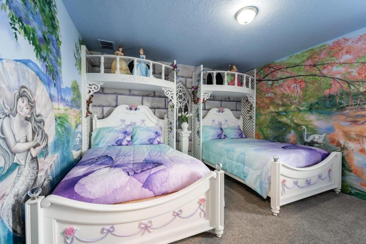 Charming 9Br Villa W Theme & Game Rooms By Disney Kissimmee Exteriör bild