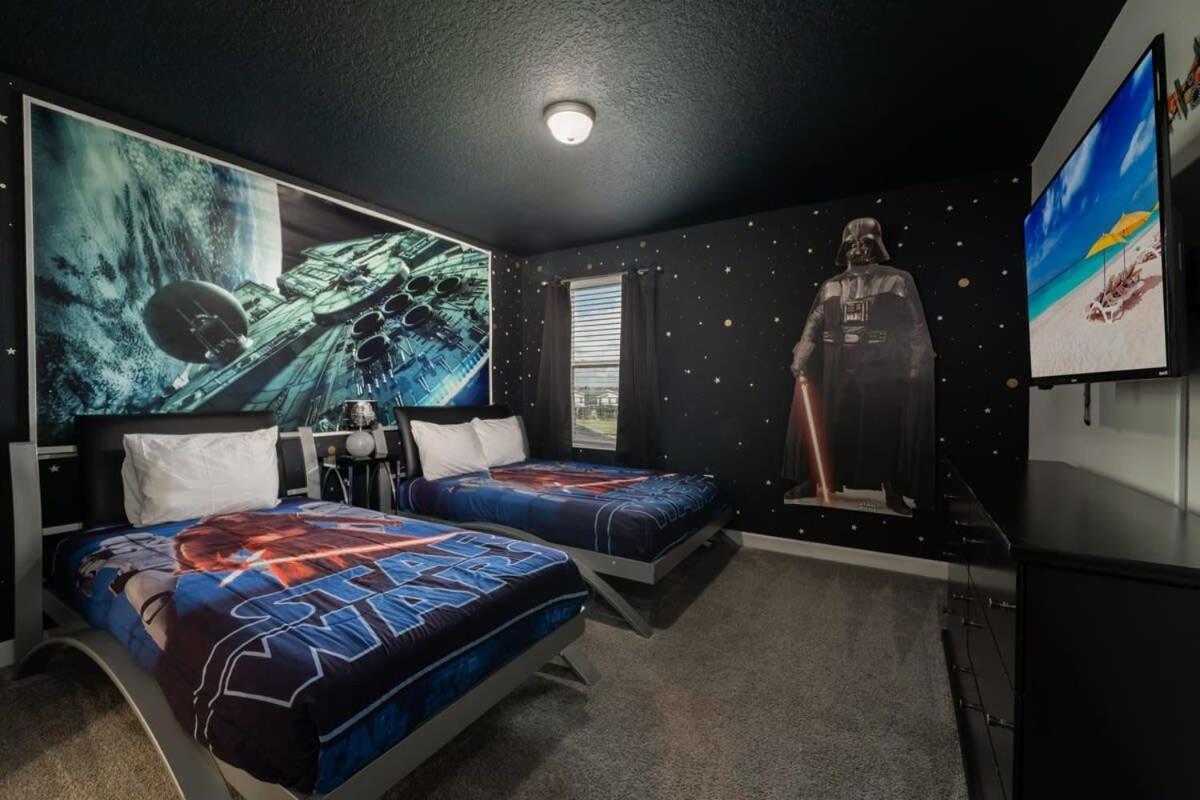 Charming 9Br Villa W Theme & Game Rooms By Disney Kissimmee Exteriör bild