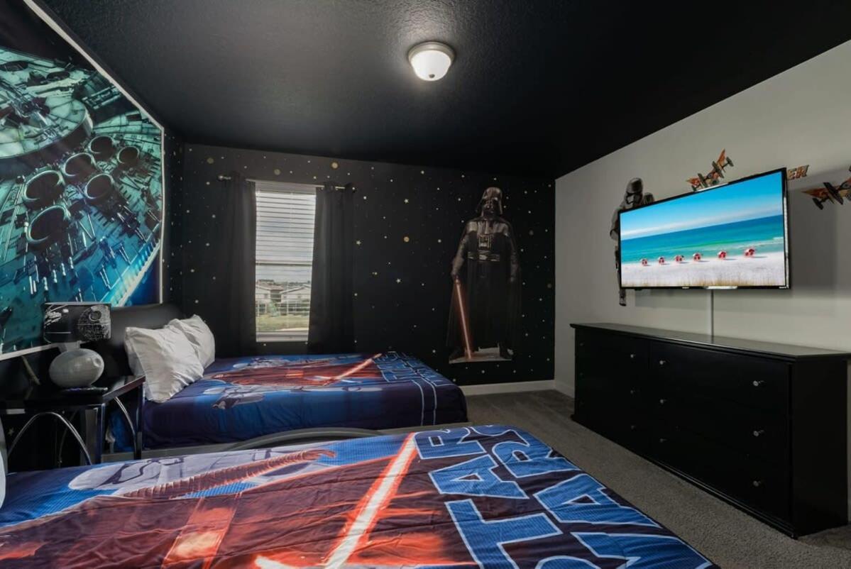 Charming 9Br Villa W Theme & Game Rooms By Disney Kissimmee Exteriör bild