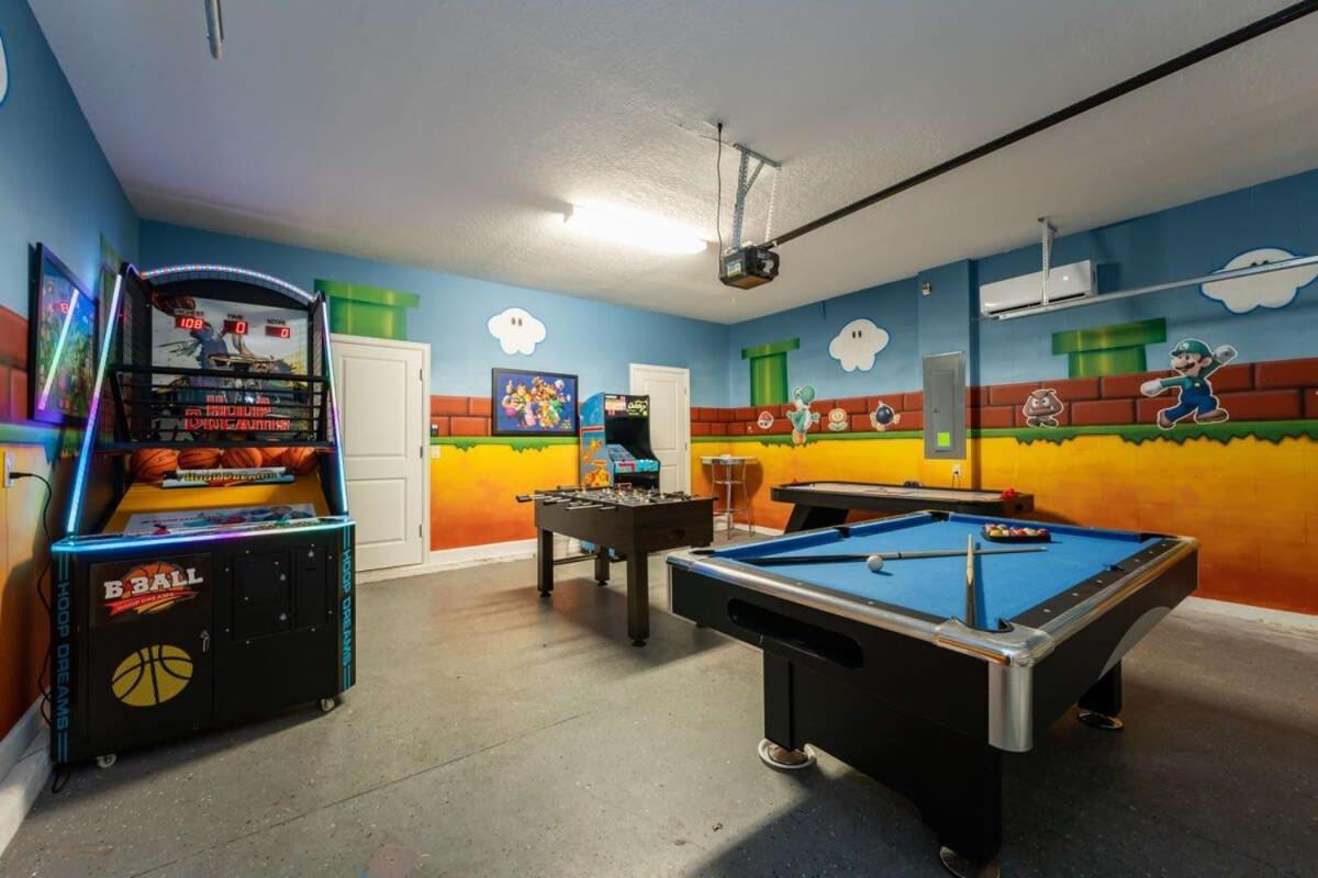 Charming 9Br Villa W Theme & Game Rooms By Disney Kissimmee Exteriör bild