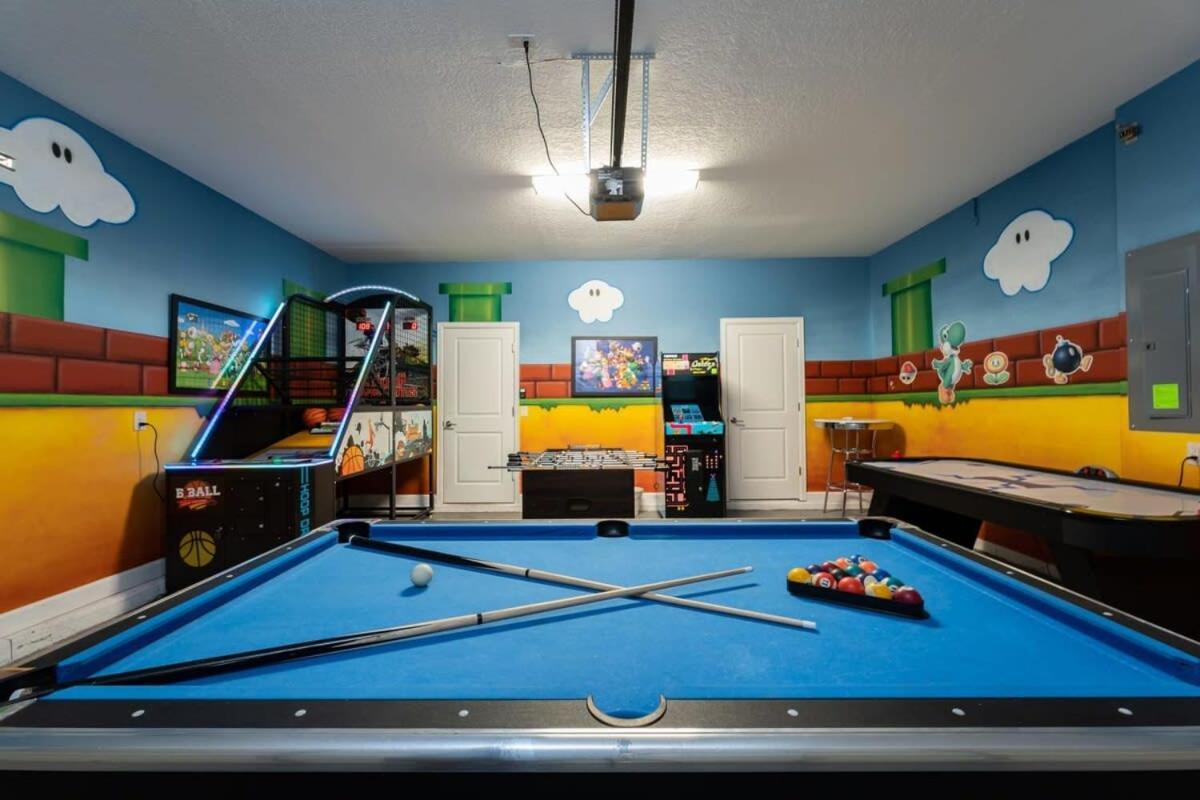 Charming 9Br Villa W Theme & Game Rooms By Disney Kissimmee Exteriör bild