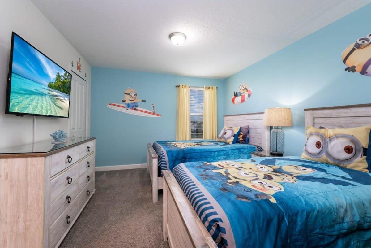 Charming 9Br Villa W Theme & Game Rooms By Disney Kissimmee Exteriör bild