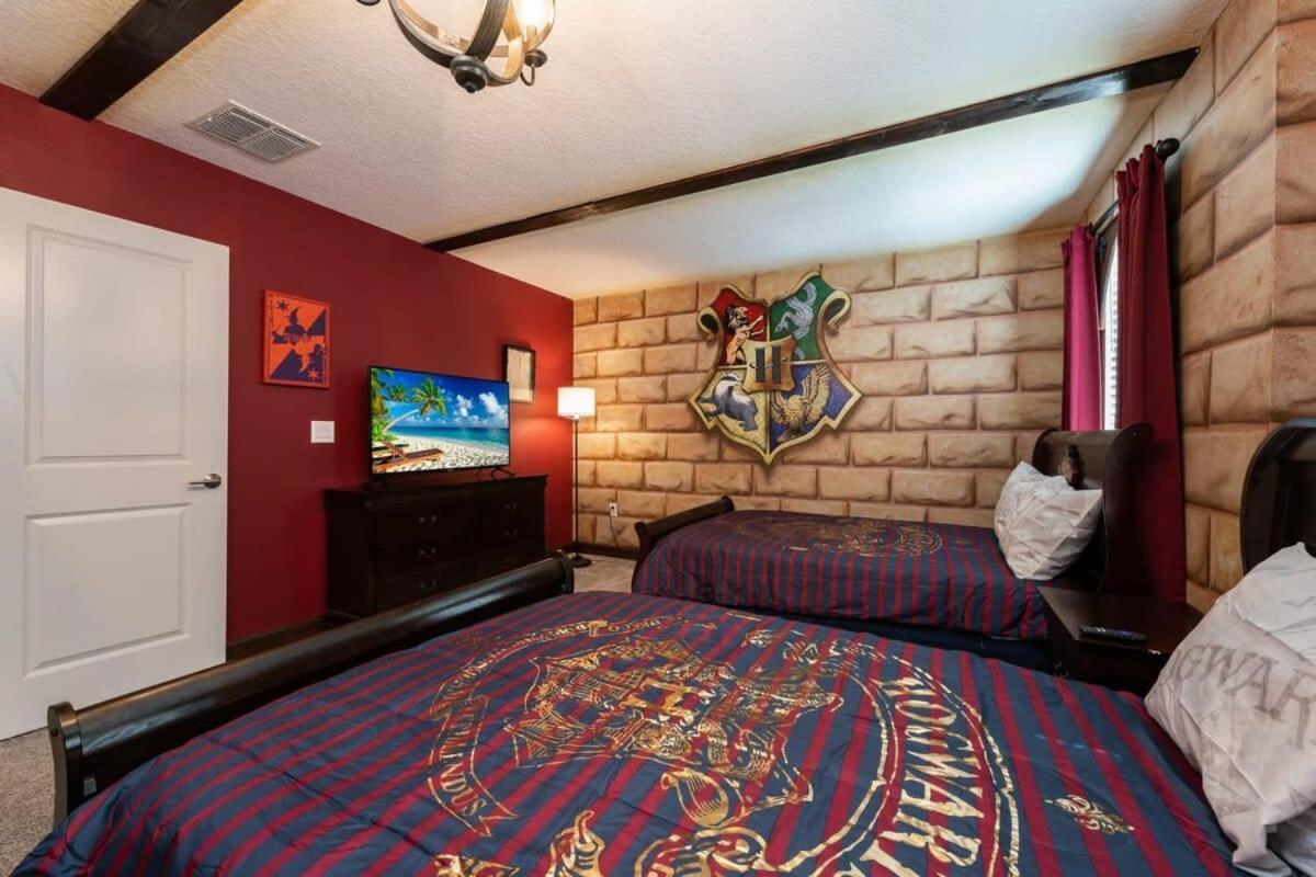 Charming 9Br Villa W Theme & Game Rooms By Disney Kissimmee Exteriör bild