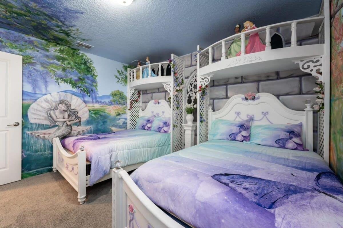 Charming 9Br Villa W Theme & Game Rooms By Disney Kissimmee Exteriör bild